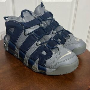 🔥🏀 Nike‎ Air More Uptempo Georgetown Mens Sz 10.5 Basketball Shoes 921948-003